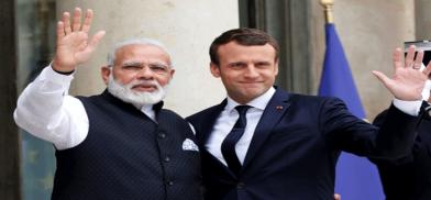 French President Emmanuel Jean-Michel Frédéric Macron and Indian Prime Minister Narendra Damodardas Modi (Photo: PIB)