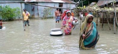 Aftermath of a cyclone in Bangladesh