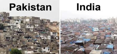 India and Pakistan slums India and Pakistan slums