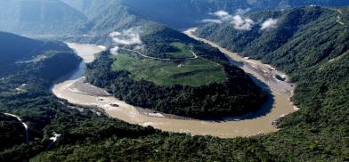 China building dam on the Yarlung Tsangpo river