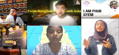 Doyens of Peace, Screenshots from the live event, collage by Pragyan Srivastava. Doyens of Peace, Screenshots from the live event, collage by Pragyan Srivastava.