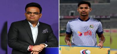 Jay Shah and Mustafizur Rahman