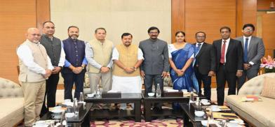 Sri Lanka's JVP delegation meet BJP national president