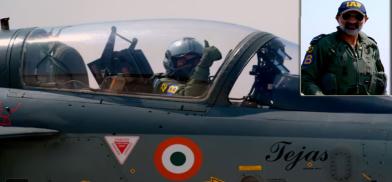 Air Chief Marshal AP Singh flying his last fighter jet sortie