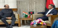 India’s Lok Sabha Speaker Om Birla meeting Bangladesh’s new Prime Minister Tarique Rahman
