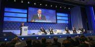 Putin addressing KazanForum
