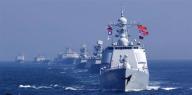 Chinese naval fleet in South China Sea