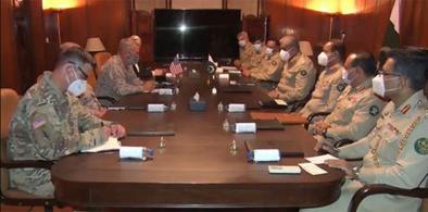 Pakistan, COAS, US, commander, discuss, Afghan, peace, Taliban talks