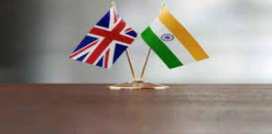 India-UK flags (File)