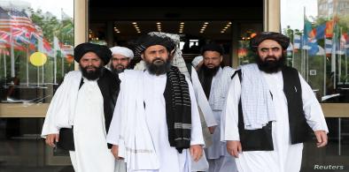 Taliban leaders in Doha