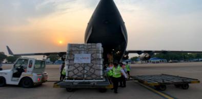Medical supplies to Nepal, Pakistan