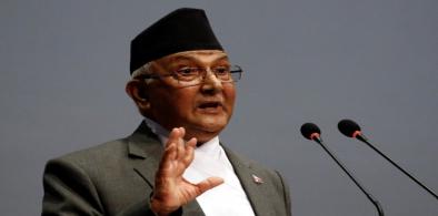 Prime Minister K P Sharma Oli