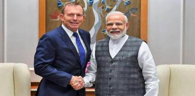 former Australian PM and Indian PM Modi