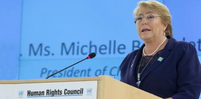 United Nations Commissioner for Human Rights Michelle Bachelet