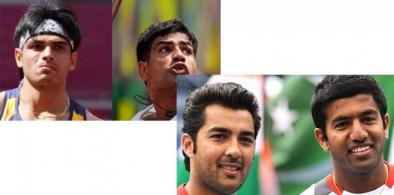 Neeraj Chopra and Arshad Nadeem / Indo-Pak Express tennis stars Pakistan's Aisam-ul-Haq Qureshi and India's Rohan Bopanna