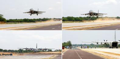 India inaugurates emergency landing field on national highway