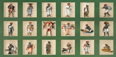 Thirty-seven mica paintings of castes and people of India (Photo: Christies)