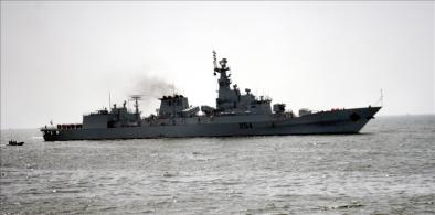 Commissioning by Pakistan Navy of Chinese built warship PNS Tughril