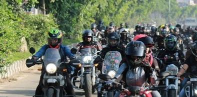 India-Nepal motorbike rally