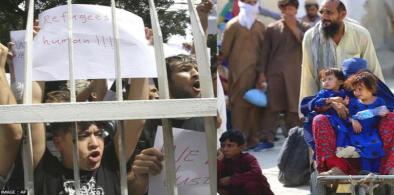 Afghan refugees in Indonesia sew lips to protest UNHCR inaction (Photo: Republic World)