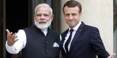 PM Narendra Modi with France President Emmanuel Macron (File Photo | PMO)