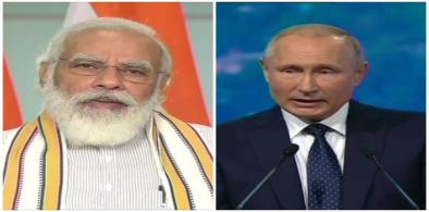 Prime Minister Narendra Modi and Russian President Vladimir Putin