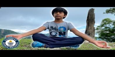 Ten-year-old Indian from Dubai hailed as 'world's youngest yoga instructor' (Photo: Youtube)