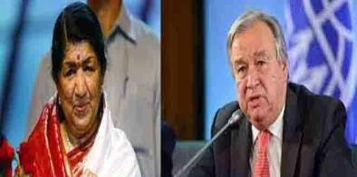 ﻿UN chief says Lata Mangeshkar was the ‘voice of subcontinent’