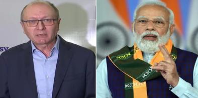 Ukraine's Ambassador to India Igor Polikha and Prime Minister Narendra Modi