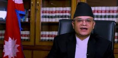 Nepal’s Chief Justice Cholendra Shumsher Rana (Photo: Youtube)