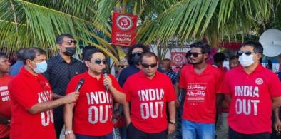 Former Maldives president Abdulla Yameen's 'India Out' campaign