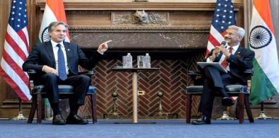 Secretary of State Antony Blinken with External Affairs Minister S. Jaishankar during a meeting in Washington (Photo: facebook)