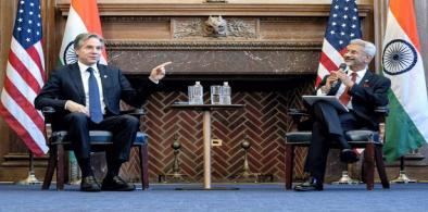 Secretary of State Antony Blinken with External Affairs Minister S. Jaishankar during a meeting in Washington (Photo: facebook)