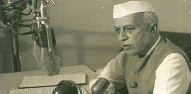 India's first prime minister Jawaharlal Nehru