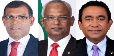 Mohammed Nasheed, Ibrahim Solih and Abdulla Yameen