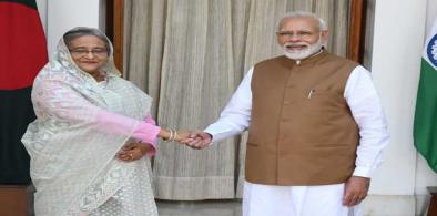 Prime Minister Narendra Modi and Bangladesh Prime Minister Sheikh Hasina(Photo: Twitter)