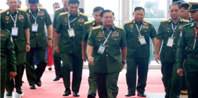 Myanmar military leaders (Photo: Twitter)