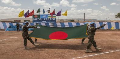 Bangladesh troops in the United Nations peacekeeping operations in the Central African Republic. (File Photo: MINUSCA)