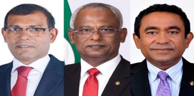 Mohammed Nasheed, Ibrahim Solih and Abdulla Yameen