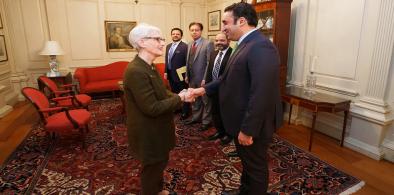 Pakistan Foreign Minister Bilawal Bhutto-Zardari meets with United States Deputy Secretary of State Wendy Sherman in Washington on Wednesday, December 21, 2022. (Photo: State Dept.)