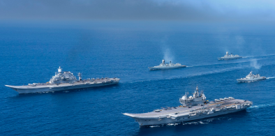 Indian Navy conducts twin-carrier exercise in vaunted 'power projection' (Photo: Indiannavy.nic.in)