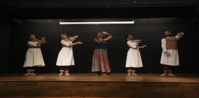 Kathak performance by Sanjukta Wagh and the Beej dance troupe