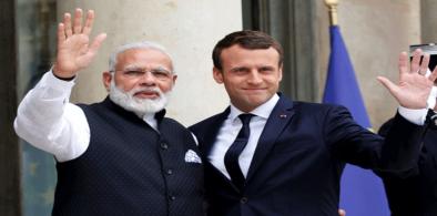 French President Emmanuel Jean-Michel Frédéric Macron and Indian Prime Minister Narendra Damodardas Modi (Photo: PIB)
