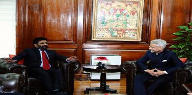 Sri Lanka’s JVP Leader Anura Kumara Dissanayake in talks with with EAM Jaishankar in New Delhi 