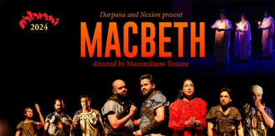 Mallika Sarabhai as Lady Macbeth in the play 'Macbeth'.