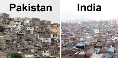 India and Pakistan slums