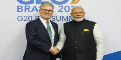 PM Modi and UK PM Keir Starmer
