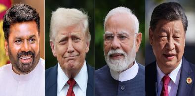 Anura Kumara Dissanayake, Donald Trump, Narendra Modi and Xi Jinping