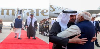 PM Modi Welcomes UAE President Sheikh Mohamed bin Zayed