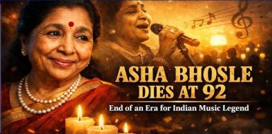 Asha Bhosale, who passed away at 92 on April 12, 2026